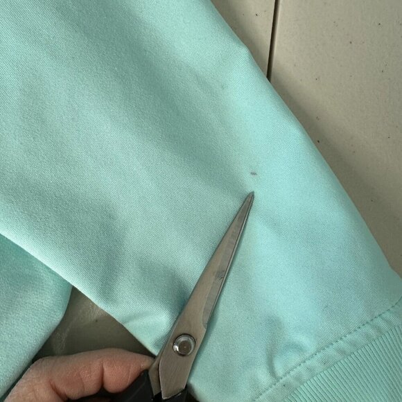 Ivivva Zip Up Jacket Size 12 Aqua Blue Athletic - Picture 9 of 9